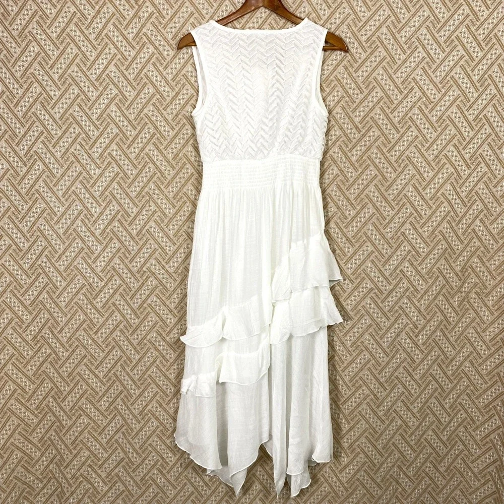 Anthropologie J Gee Medium Maxi Dress Cottagecore Romantic Coquette Feminine NWT - Picture 4 of 6
